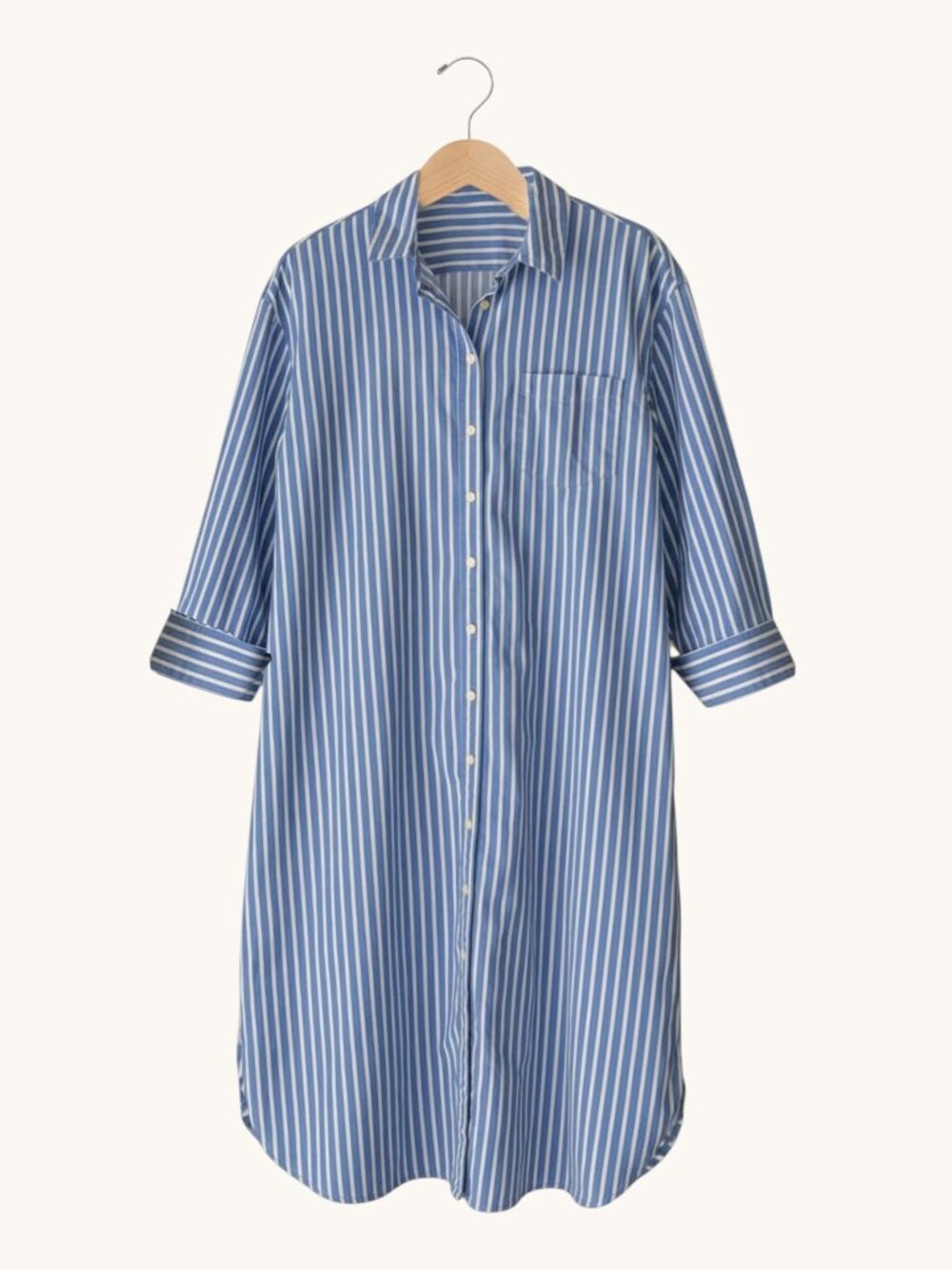 Alex Mill Striped Midi Shirt Dress, Size Small